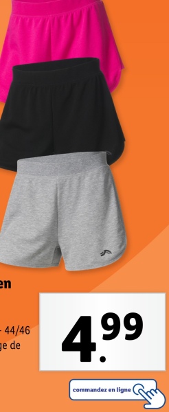 en
44/46
ge de
4.99
commandez en ligne