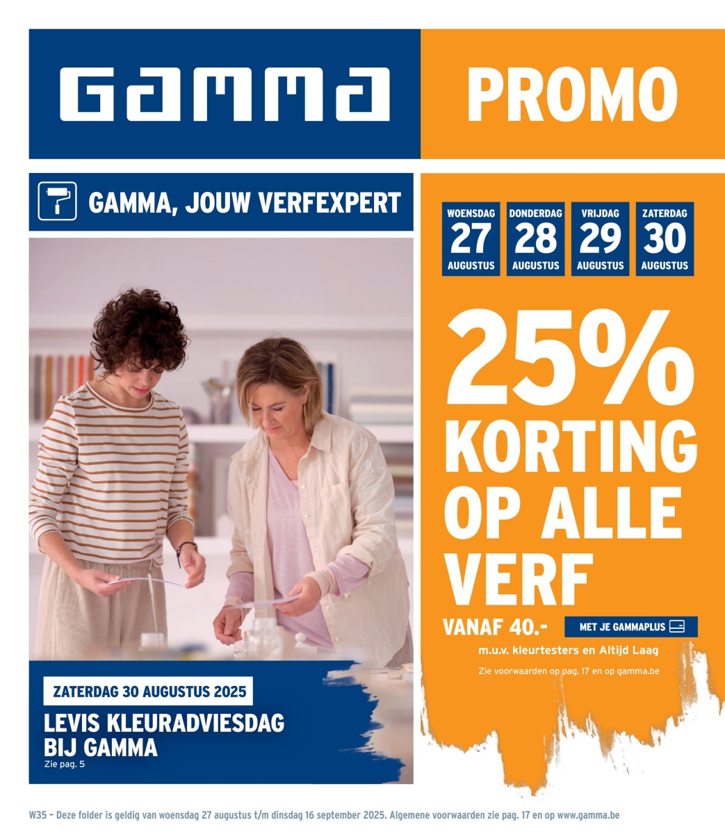 GAMMA BE week 35 2025