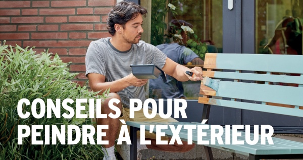 CONSEILS POUR
PEINDRE A L'EXTÉRIEUR