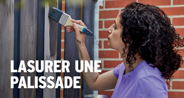 LASURER UNE
PALISSADE
