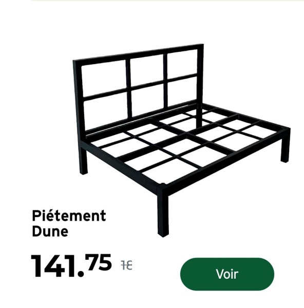 Piétement
Dune
141.75
+
B
Voir