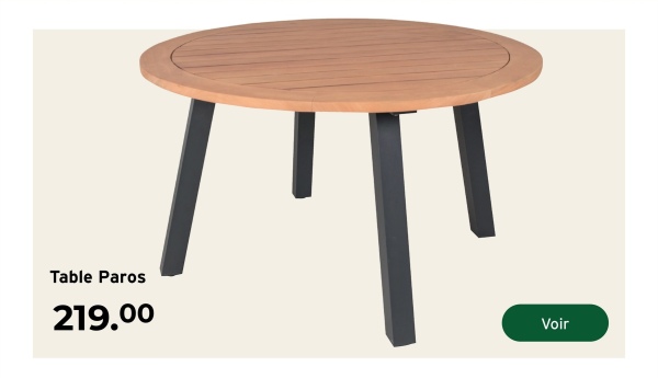 Table Paros
219.00
Voir