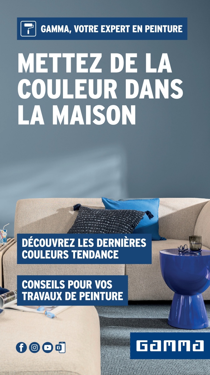 GAMMA BEFR week 38 2025 Guide de Peinture