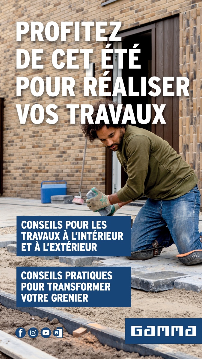GAMMA BE FR guide de bricolage 2025