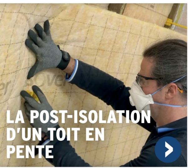 Over
LA POST-ISOLATION
D'UN TOIT EN
PENTE