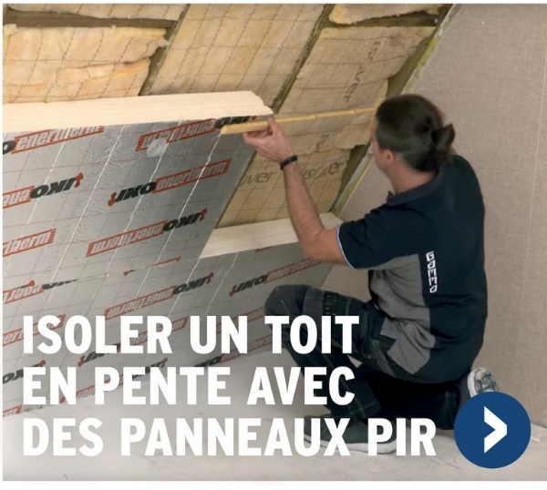 enerten
Therm
ver
Scier
Fana
en
ISOLER UN TOIT
EN PENTE AVEC
DES PANNEAUX PIR
BREED