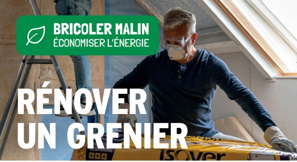 BRICOLER MALIN
ÉCONOMISER L'ÉNERGIE
RÉNOVER
UN GRENIER
ESPARING
SOver