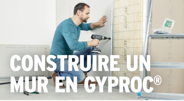 ISOver
EVE
CONSTRUIRE UN
MUR EN GYPROC®
69
Gueroc A C2C
12.5 Cri