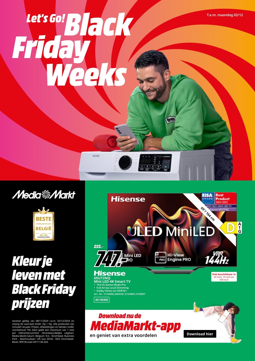 MediaMarkt - BENL week 46-48 2024