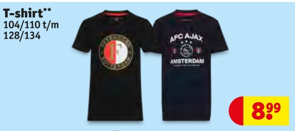 T shirt aanbieding bij Kruidvat