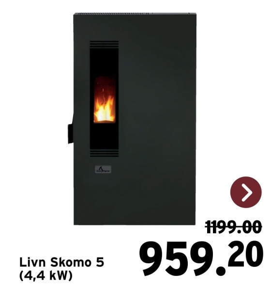 Livn Skomo 5
(4,4 kW)
>
1199.00
959.20