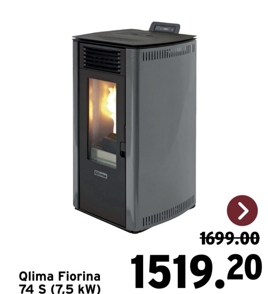 Qlima
Qlima Fiorina
74 S (7,5 kW)
>
1699.00
1519.20