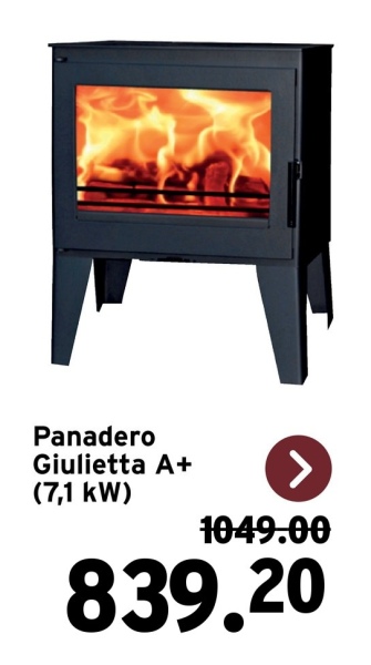 Panadero
Giulietta A+
(7,1 kW)
1049.00
839.20
