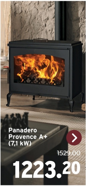 Panadero
Provence A+ >
(7,1 kW)
1529.00
1223.20
