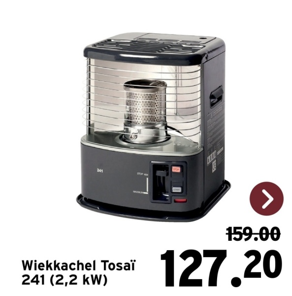 241
Wiekkachel Tosaï
241 (2,2 kW)
159.00
127.20
