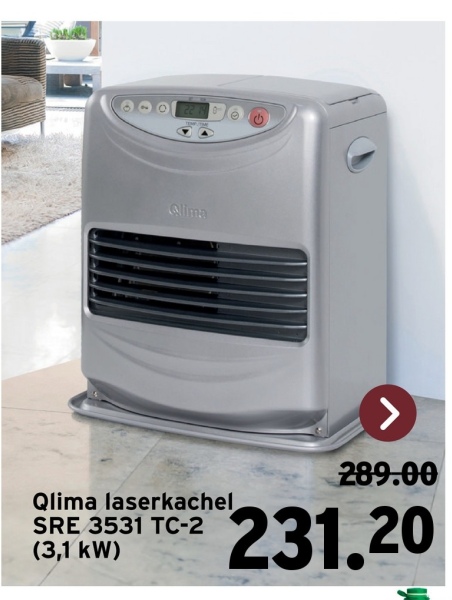 Qlima
Qlima laserkachel
SRE 3531 TC-2
(3,1 kW)
>
289.00
231.20