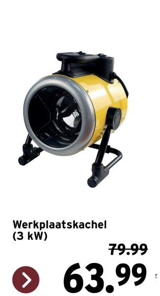 Werkplaatskachel
(3 kW)
79.99
>
63.99