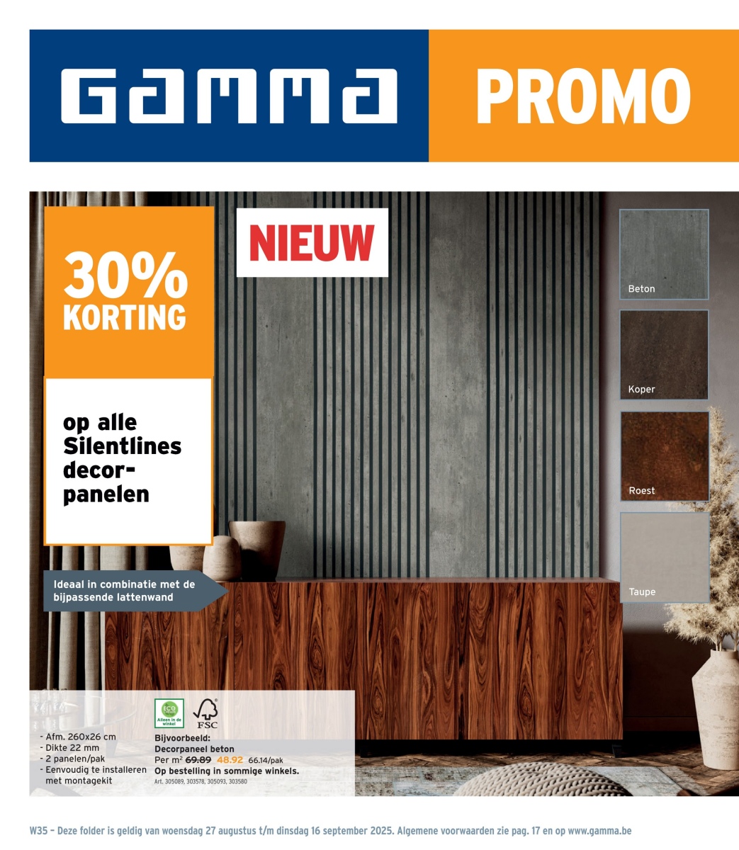 GAMMA BE week 35 2025