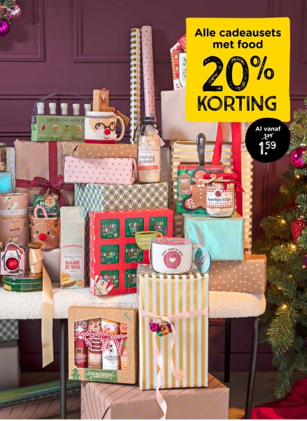 GIN COCKTAILER SE
WEL
bedank!!
Alle cadeausets
met food
20%
KORTING
Al vanaf
159