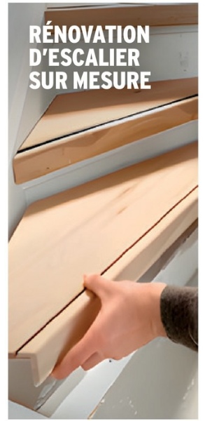 RÉNOVATION
D'ESCALIER
SUR MESURE