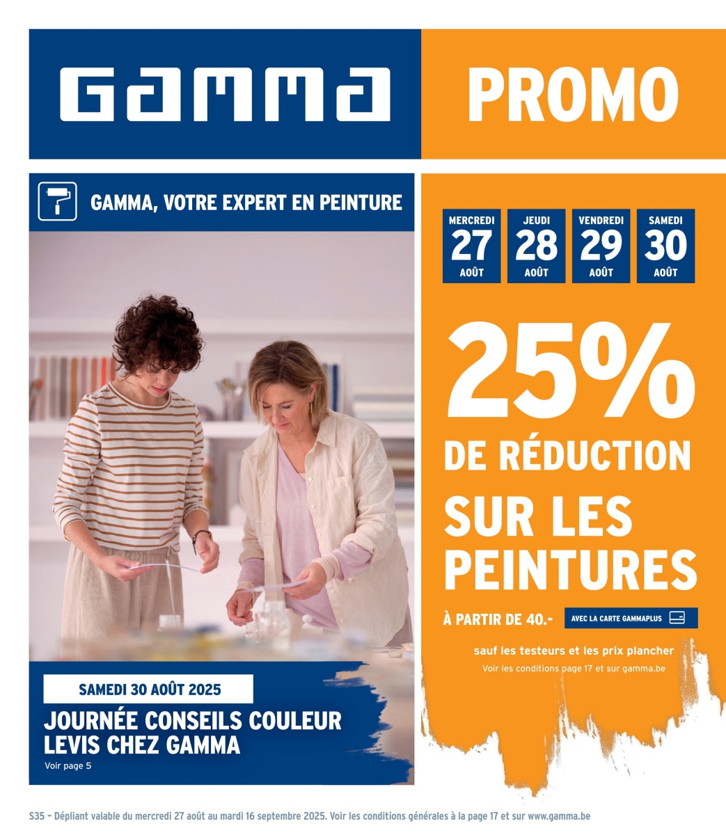 GAMMA BEFR week 35 2025