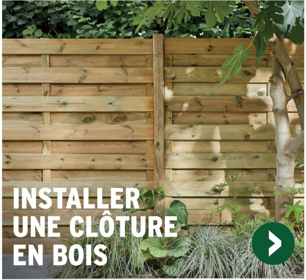 INSTALLER
UNE CLÔTURE
EN BOIS
Λ