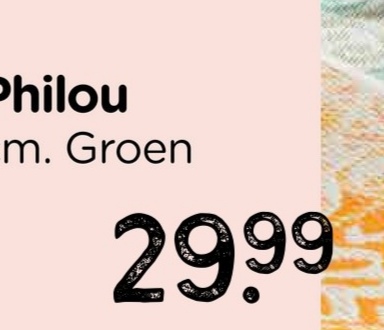 Philou
m. Groen
29,99