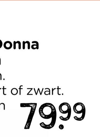 Donna
7.
-t of zwart.
า
7999