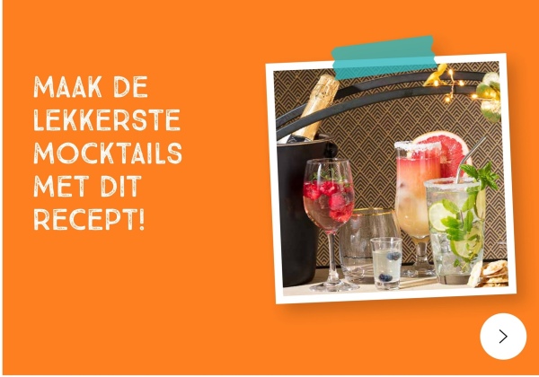 MAAK DE
LEKKERSTE
MOCKTAILS
MET DIT
RECEPT!
>