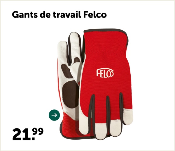 Gants de travail Felco
21.99
>>
FELCO