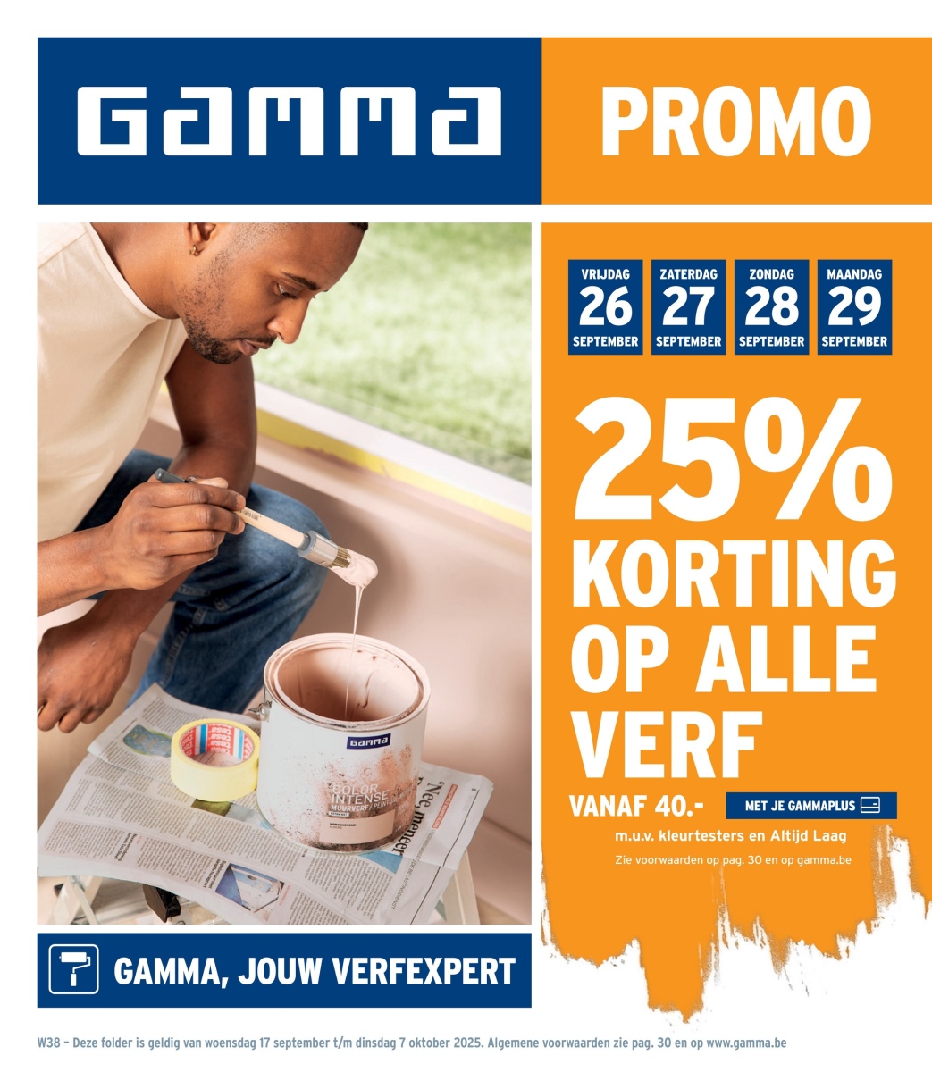 GAMMA BE week 38 2025
