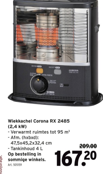 Wiekachel Corona RX 2485 (2,4 kW)