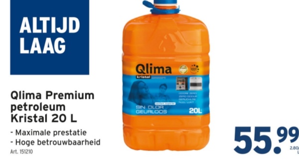 Qlima Premium petroleum Kristal 20 L