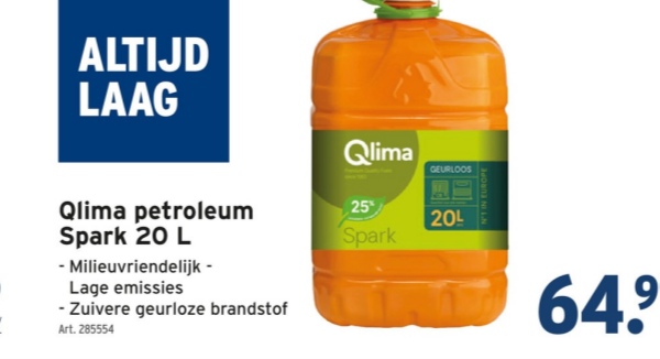 Qlima petroleum Spark 20 L