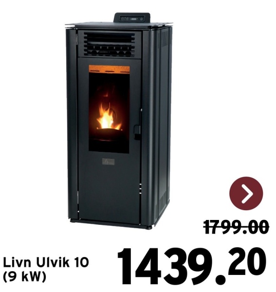 Livn Ulvik 10
(9 kW)
1799.00
1439.20