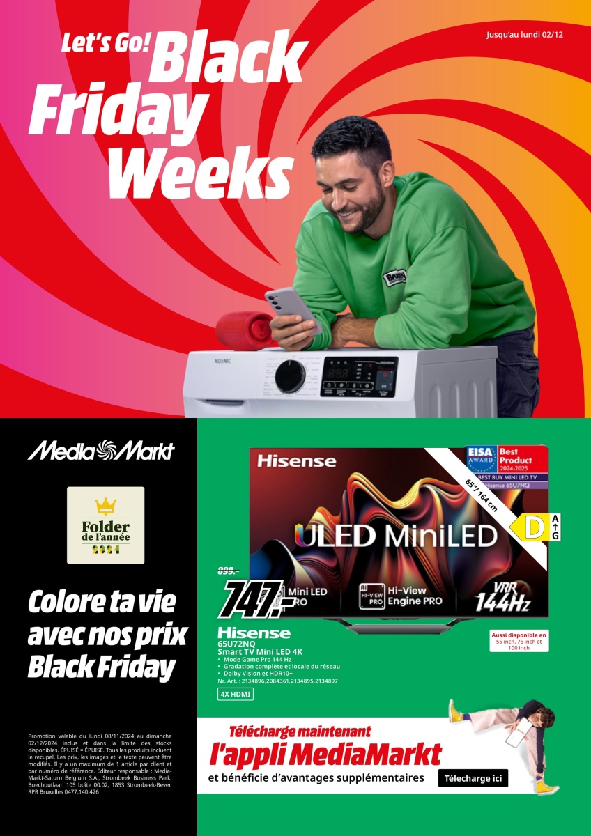 MediaMarkt - BEFR week 46-48 2024