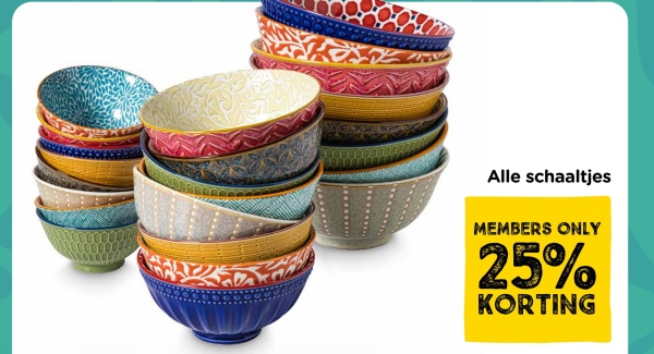 Alle schaaltjes
MEMBERS ONLY
25%
KORTING
