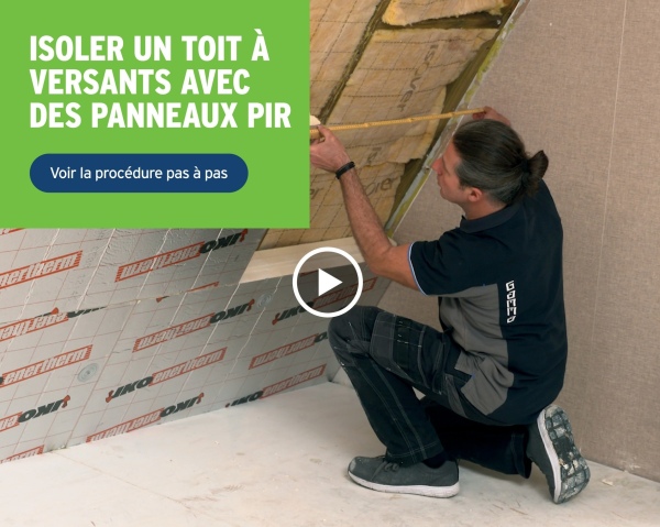 ISOLER UN TOIT À
VERSANTS AVEC
DES PANNEAUX PIR
Voir la procédure pas à pas
ertherm
am Jana
enertherm
UNO Enertherm
QUEON
DOCED