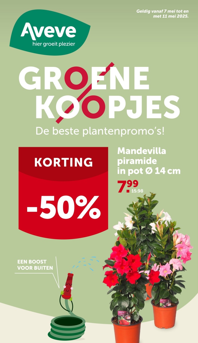 Aveve BENL week 19 2025 groene koopjes