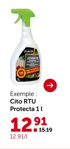 22%
DE RÉDUCTION
Nez renforcé
pour plus de
stabilité
Brouette soudée
- Contenance 80 L
- Convient pour les
matériaux lourds
Art. 427613
ECO
Valables en
magasin
129.00
99.99