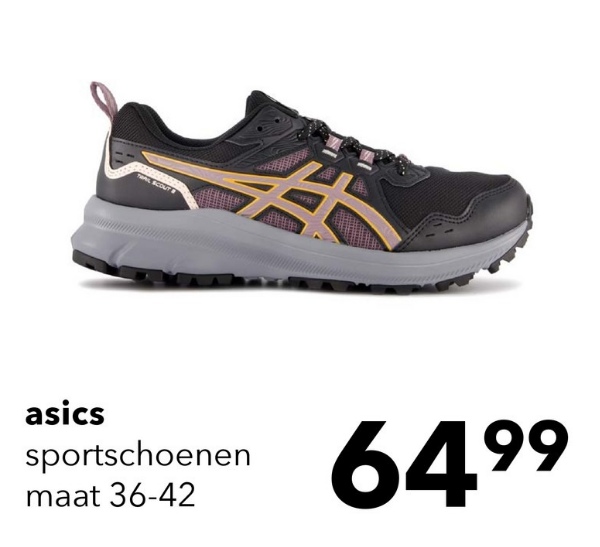 Asics Trail Scout 3 dames hardloopschoenen zwart